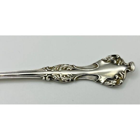 Rogers & Bros CREST Pattern Silverplate Pickle Seafood Cocktail Fork 7" Mfg IS - Picture 2 of 7